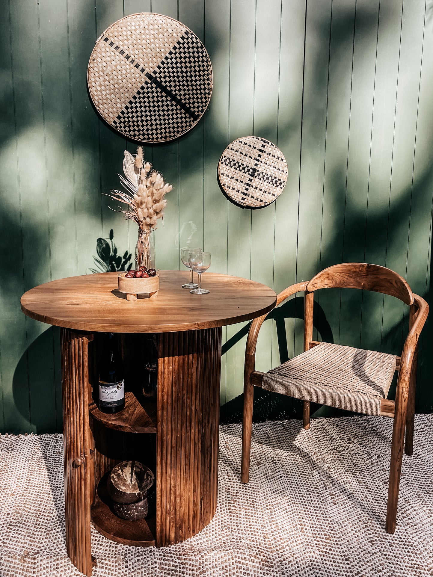 MYKONOS Teak Table with Storage