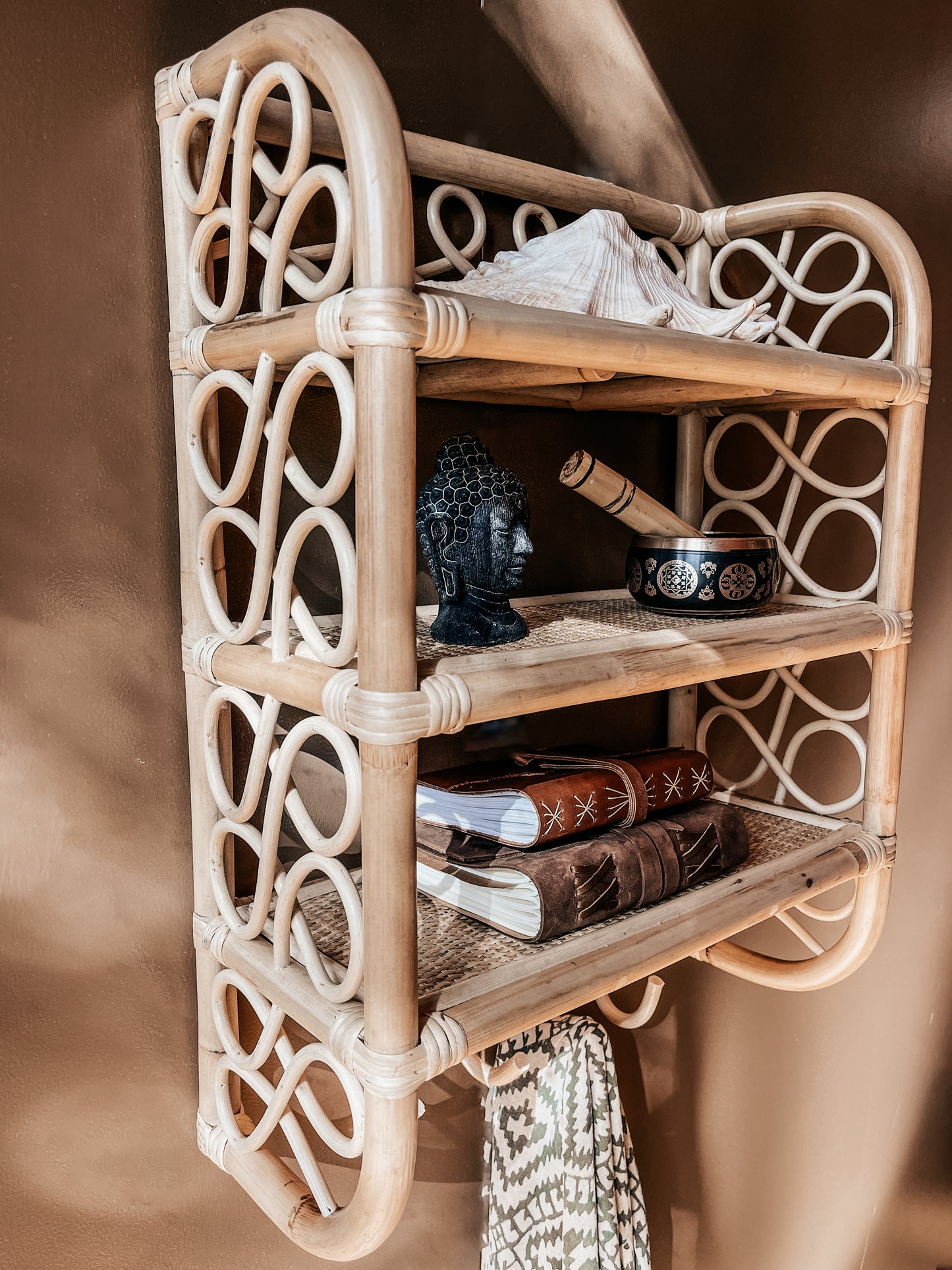 HARMONY Rattan Wall Shelf
