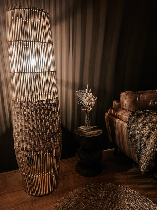 HANOI Rattan Floor Lamp