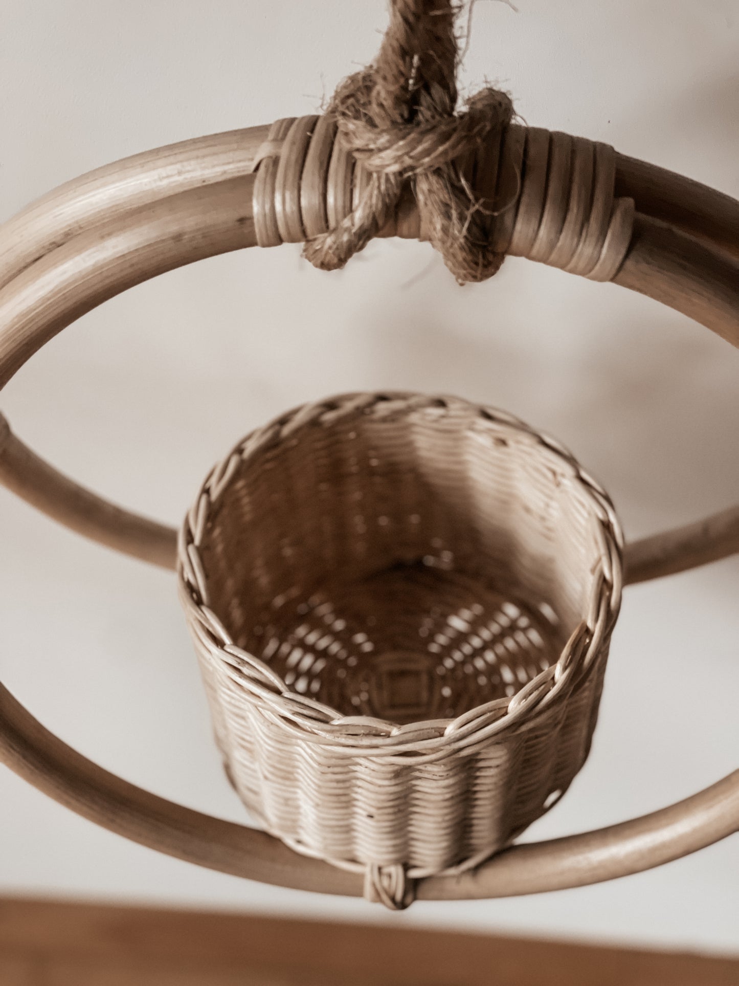 Rattan Hanging Planter