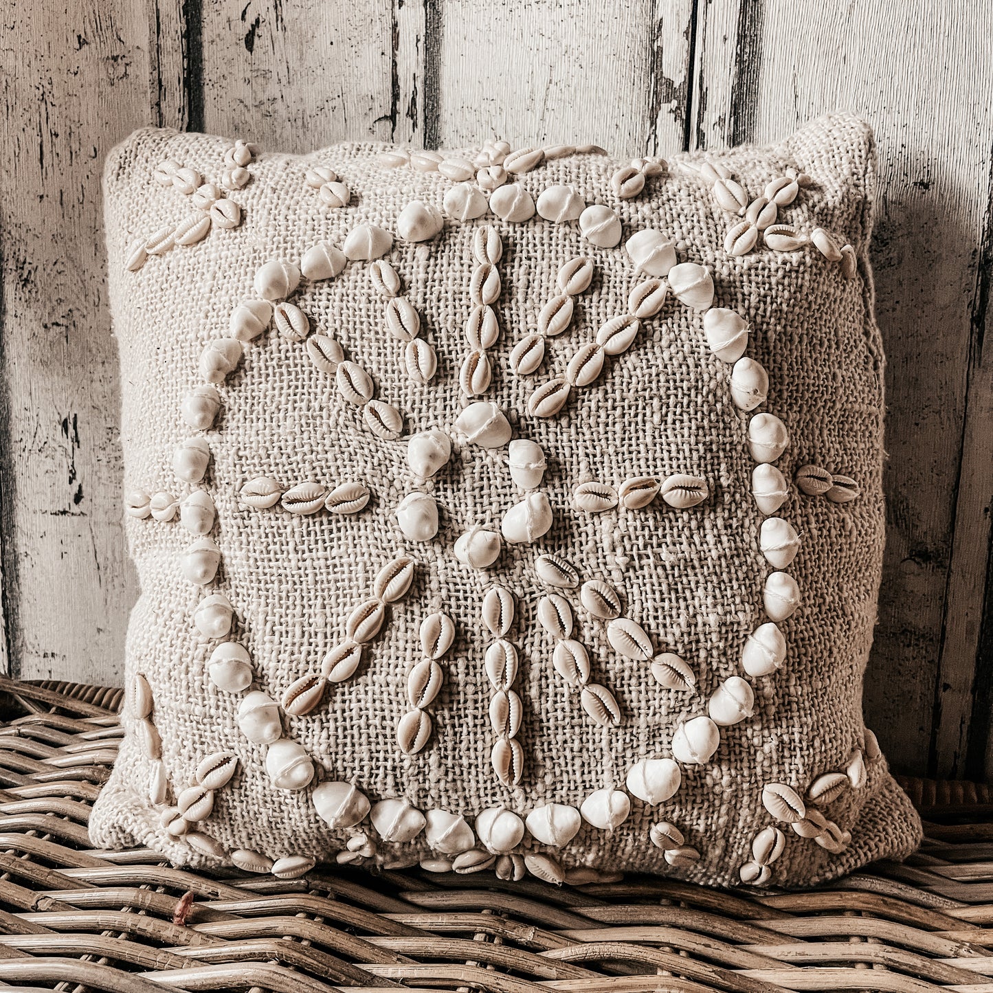 The ‘SHE SELLS SEA SHELLS’ Cushion Cover 37x37