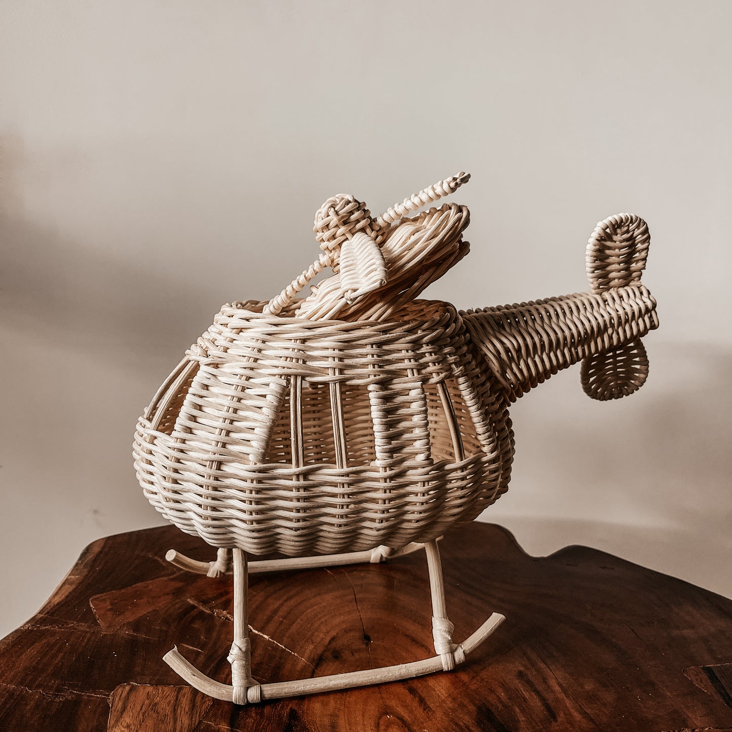 Rattan Toy Helicopter