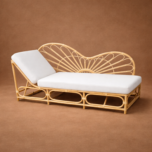 PABLO Rattan Chaise Lounge