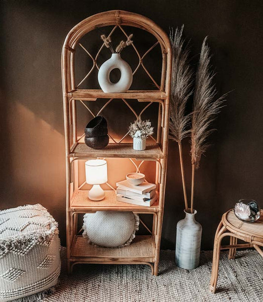 Rattan BUNGALOW Bookcase