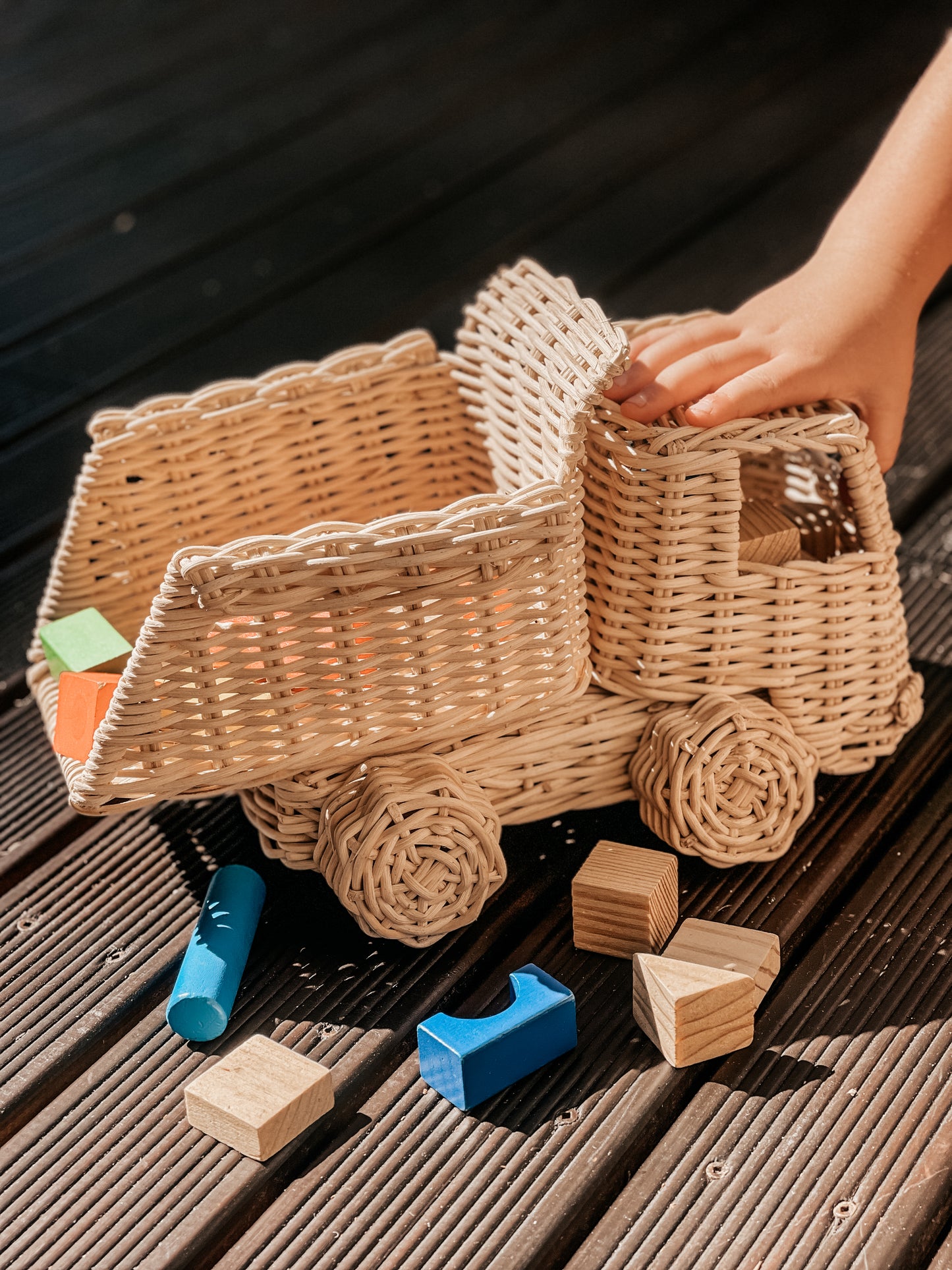 Rattan Toy Truck