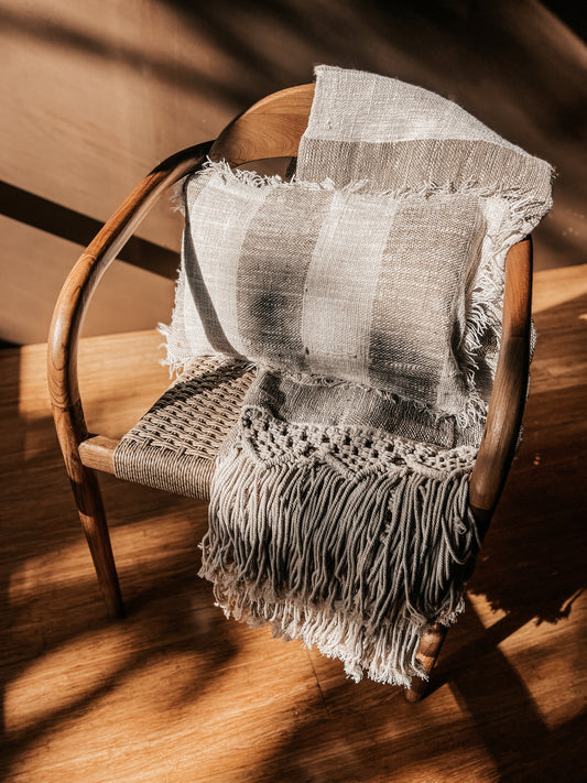 KASHMIR Throw & Cushion Cover / 2pc set