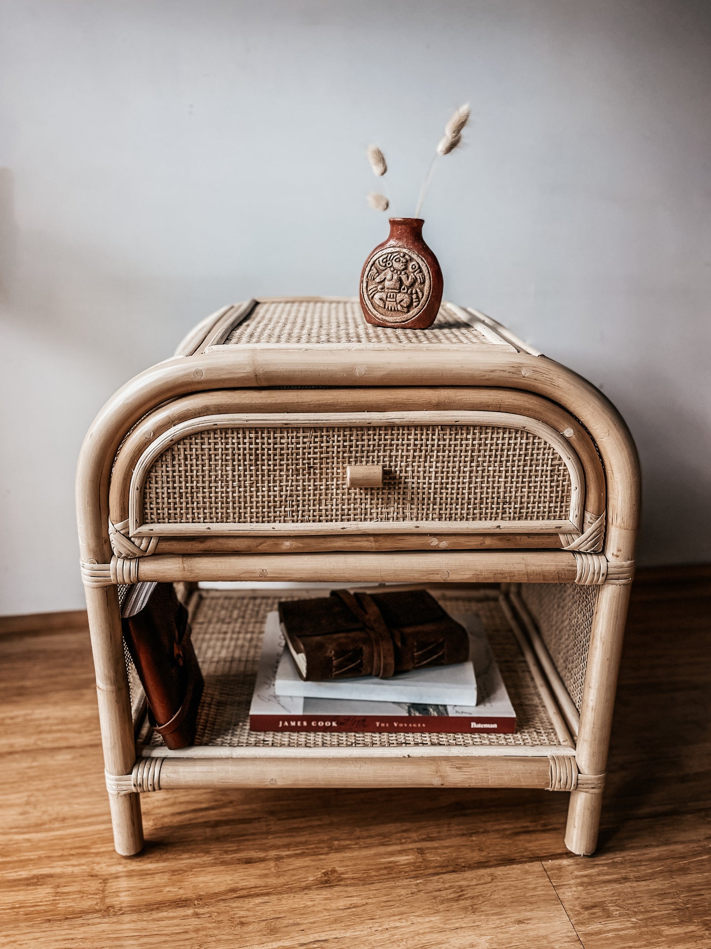 BALI Rattan Bedside Table