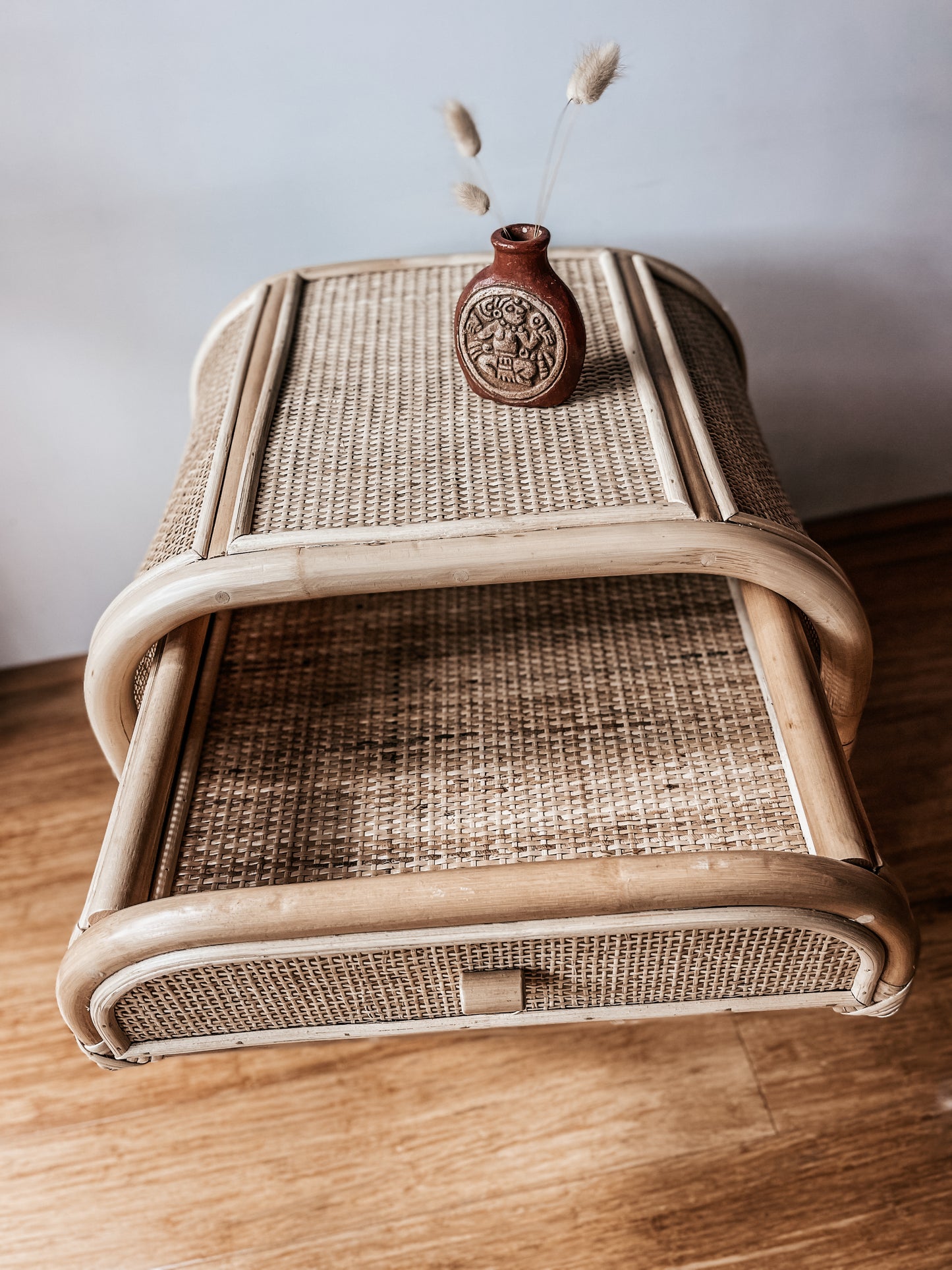 BALI Rattan Bedside Table