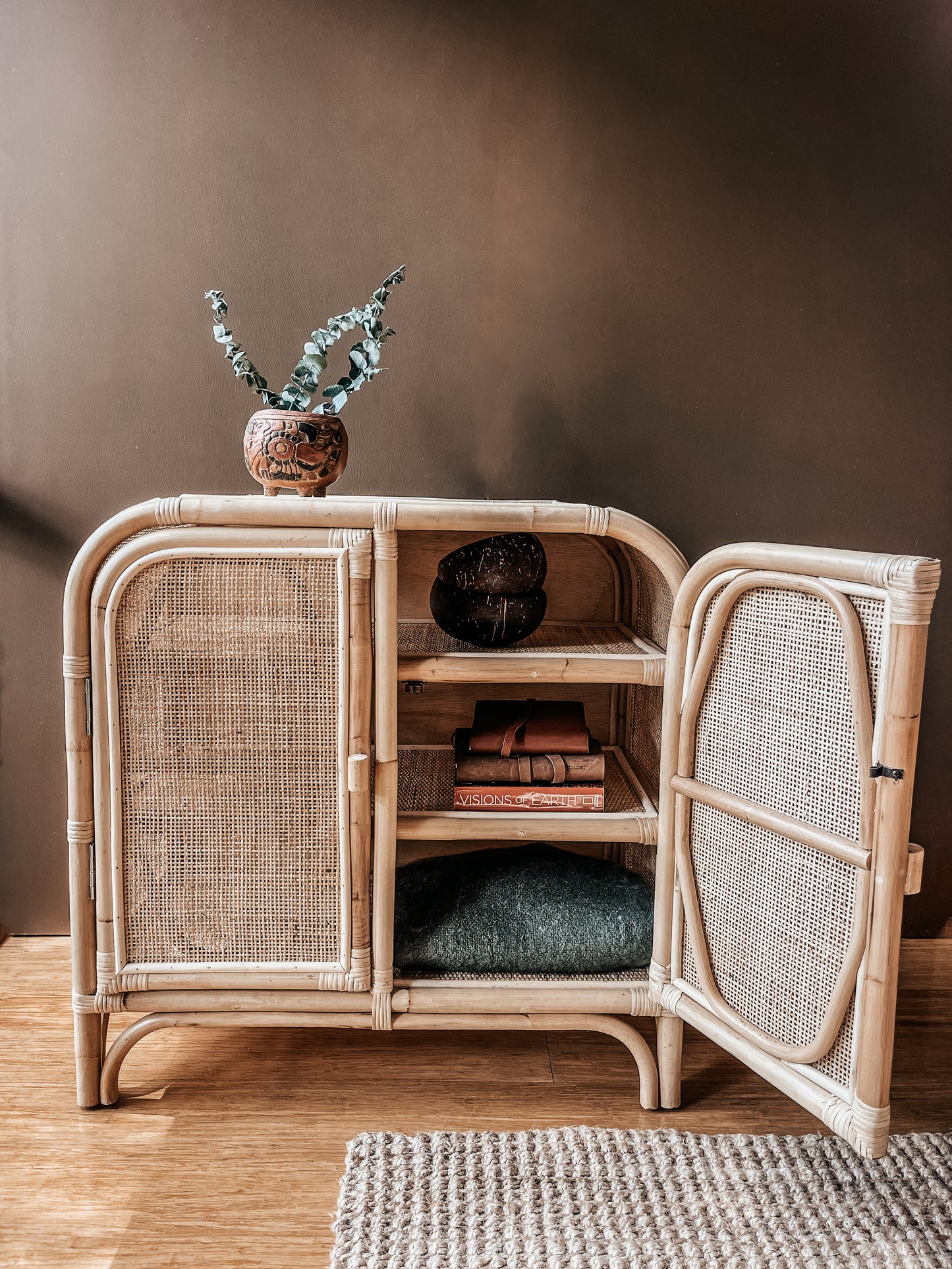 PIHA Rattan Cabinet