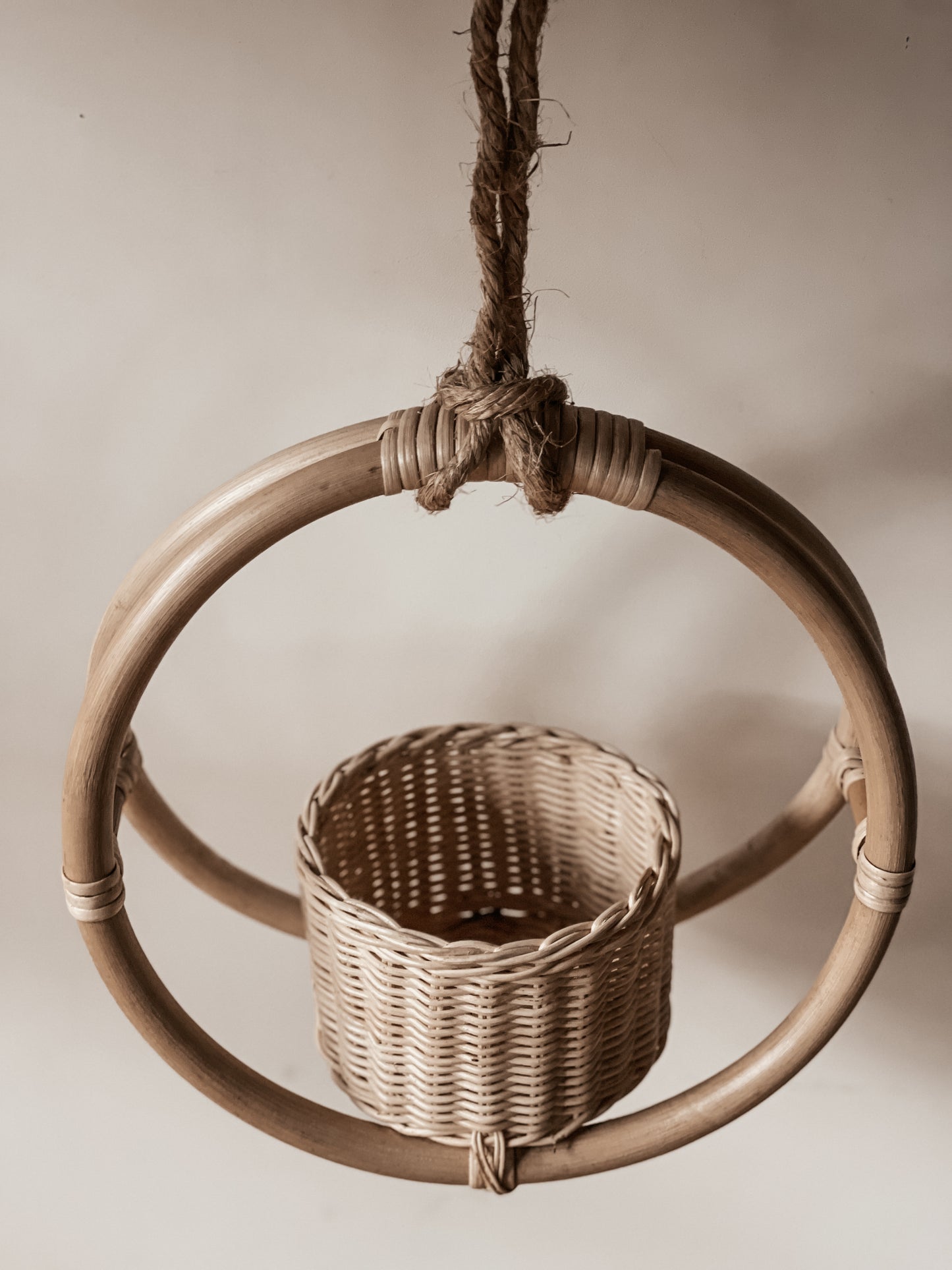 Rattan Hanging Planter