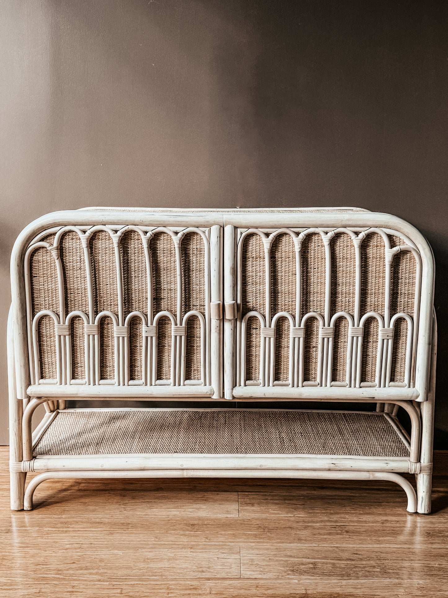 LA MANCHE Rattan Cabinet