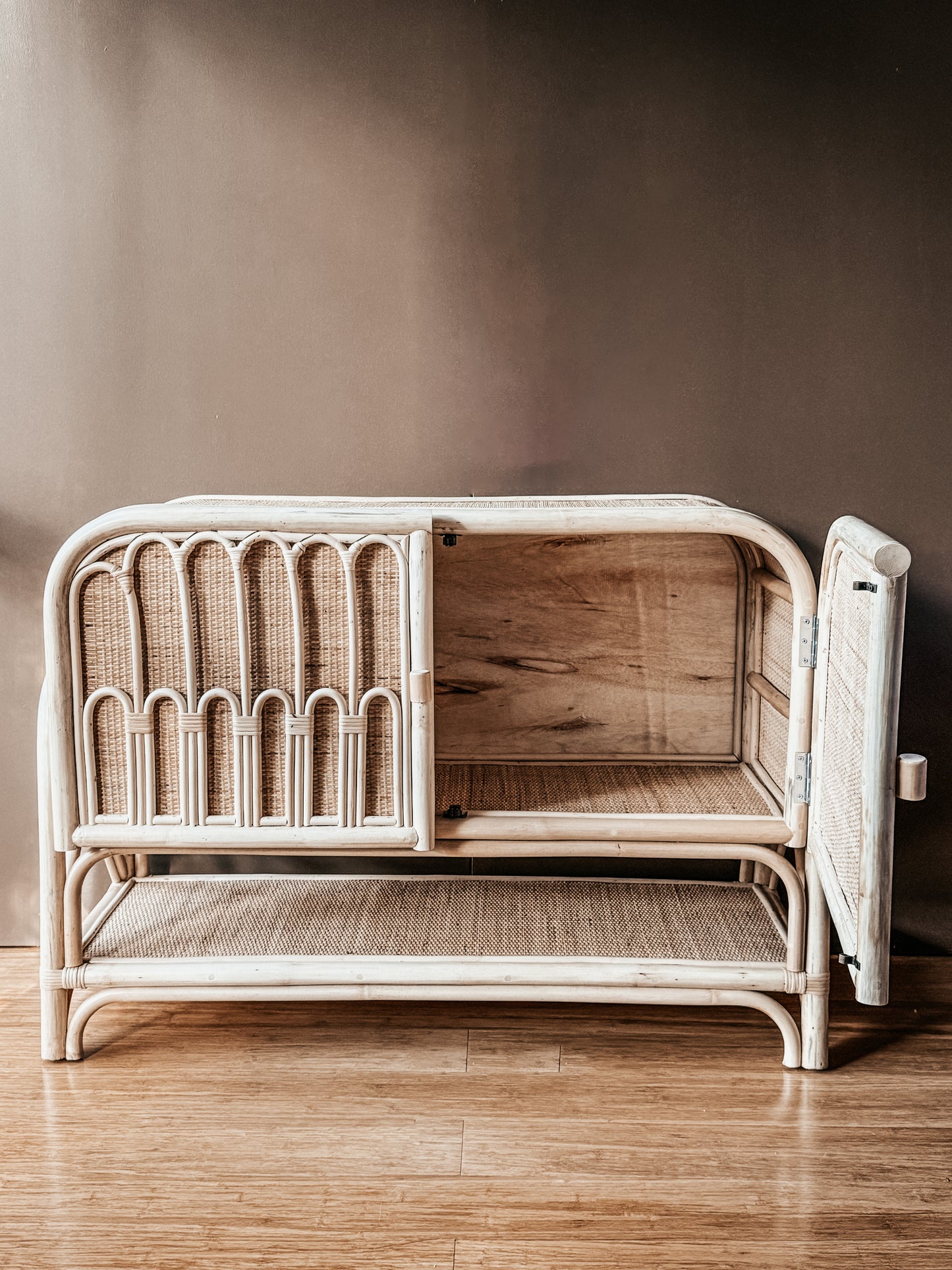 LA MANCHE Rattan Cabinet