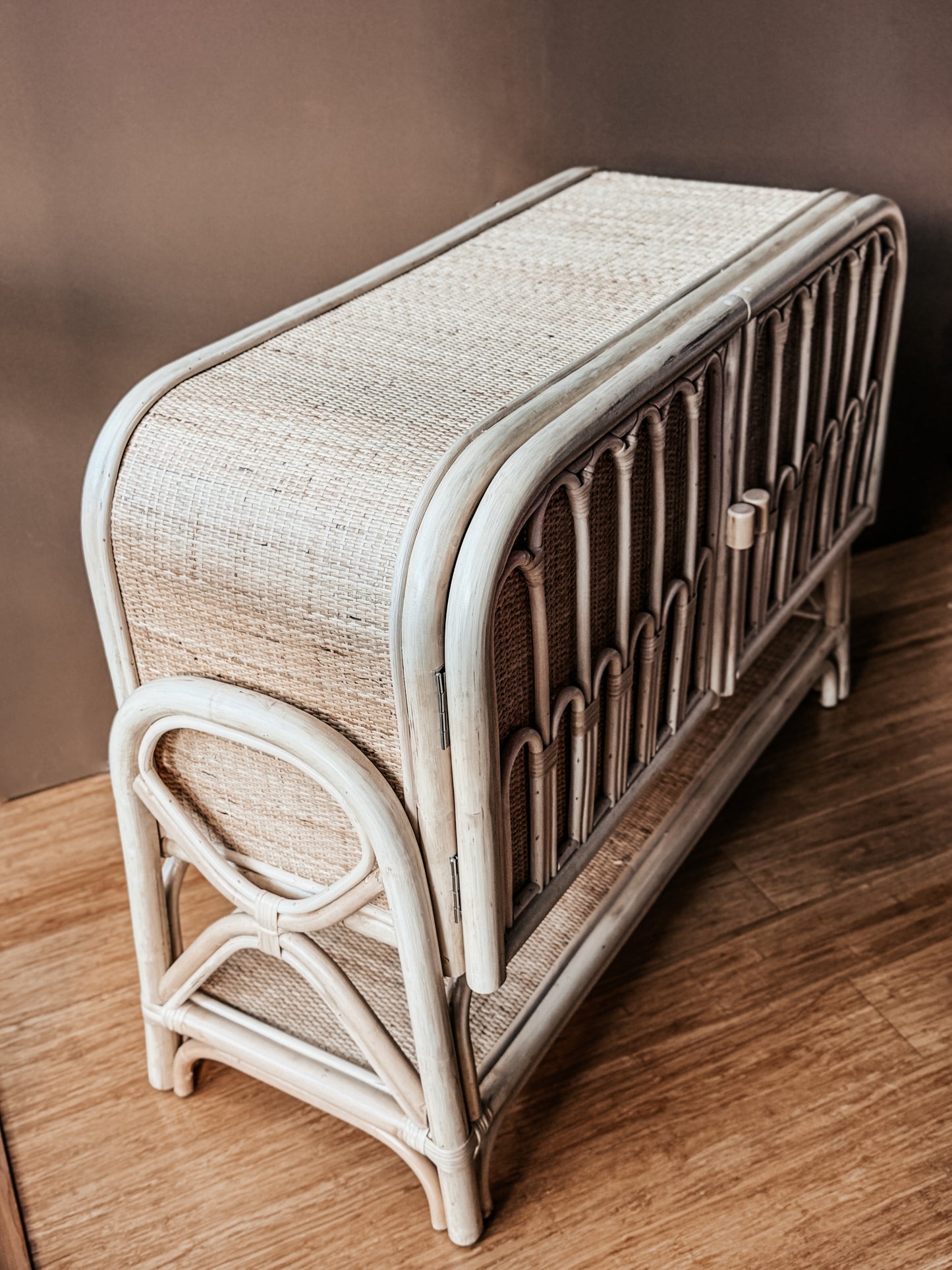 LA MANCHE Rattan Cabinet