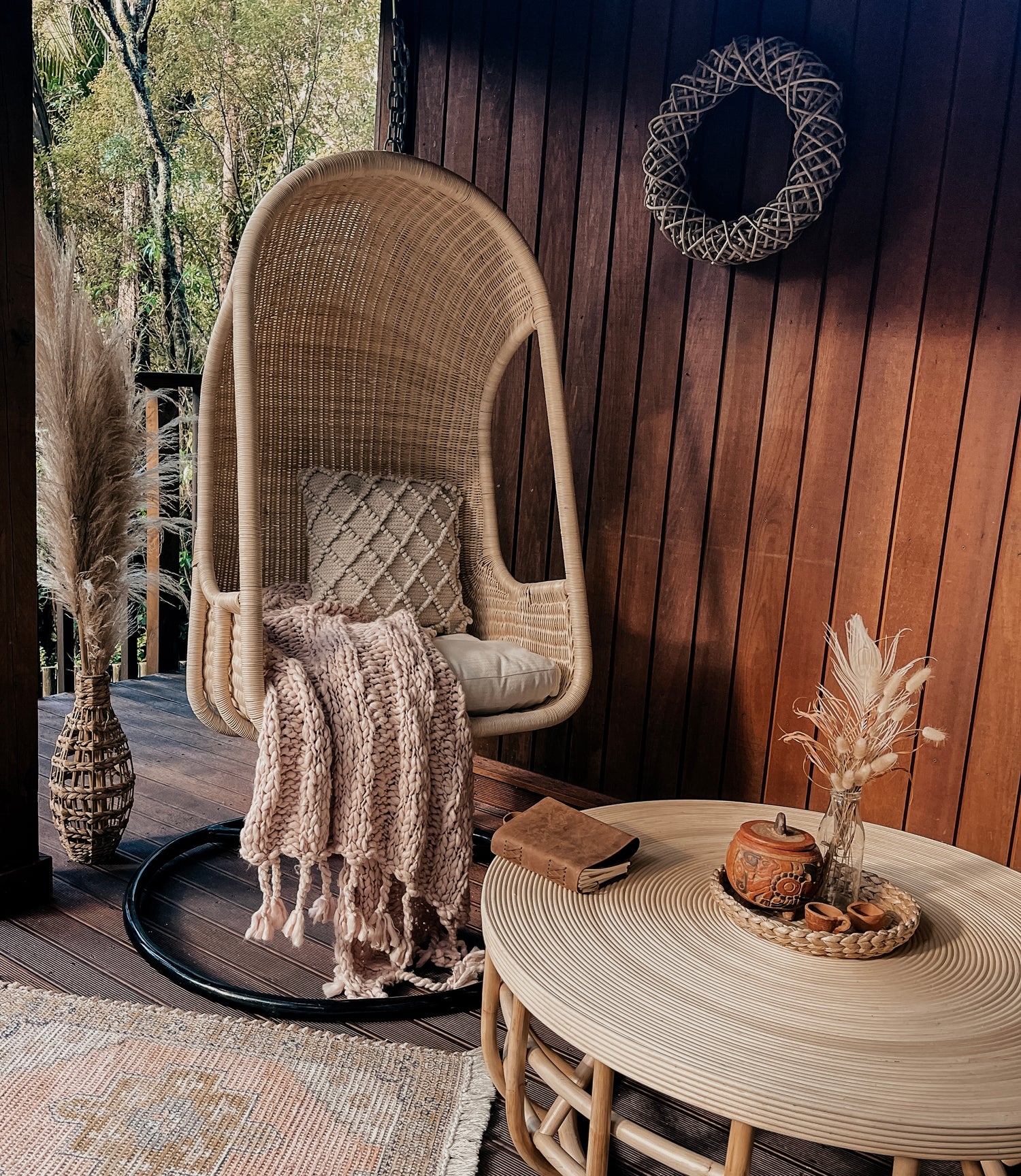 Boho All Weather Wicker Adjustable Recliner Boho Wicker Benches