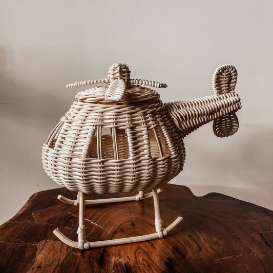 Rattan Toy Helicopter