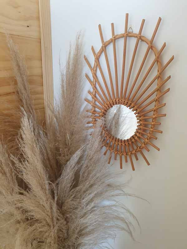 Rattan SUNSHINE Mirror