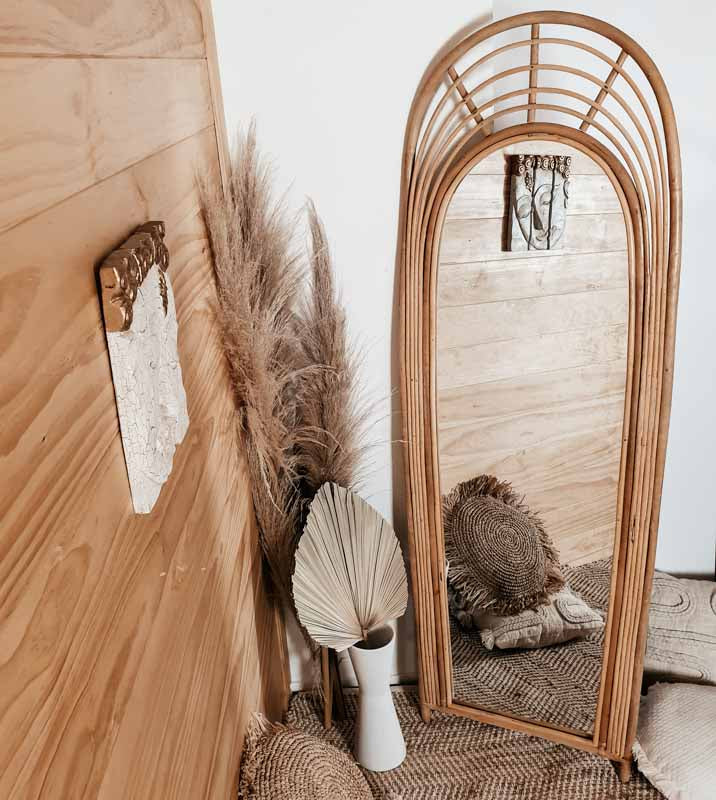 Rattan LA BOCA Mirror
