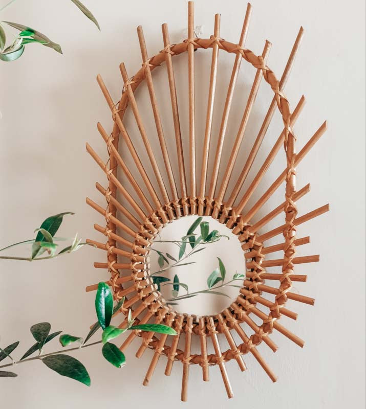 Rattan SUNSHINE Mirror